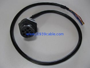 Threaded Type 1 J1939 Deutsch 9-Pin Male Receptacle to Open End Cable