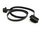 OBD2 OBDII 16 Pin J1962 Male to Female Extension Flat Slim Cable