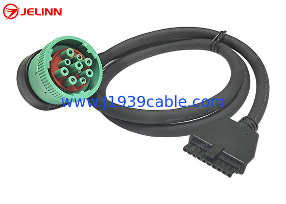 PT30 ELD-Gerätes Kabel 9 Pin J1939 Kabel für elektronische Logging-Geräte Schwerlastwagen in Nordamerika