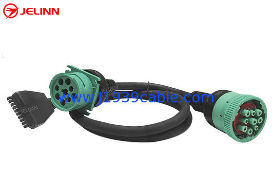 PT30 ELD 9 Pin J1939 Splitter-Y-Kabel für PT 30 Elektronische Logging-Anlage Schwerlastwagen in Nordamerika