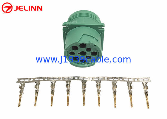 Grüner Stempel Deutsch HD10-9-1939P-P080 J1939 9 Pin Connector Type 2