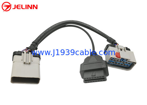 RP1226 des Grau-14 Pin Male Tos RP1226 Kabel des Frau-und 16 Pin OBD2 OBDII weibliches Teiler-Y