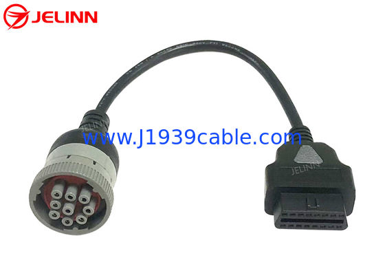 Grauer CAT 9 Kabel für Caterpillar mit Pinn zu OBD 2 OBD2 16