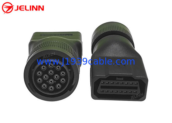 CAT 14 Pin zu OBD 2 OBD2 16 Pin 16pin weiblicher Adapter für Caterpillar