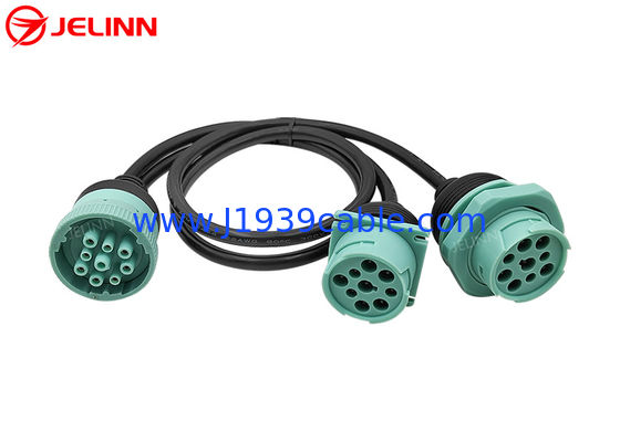 Deutsch 9 Pins J1939 Steckverbinder männlich weiblich Split Y Kabel