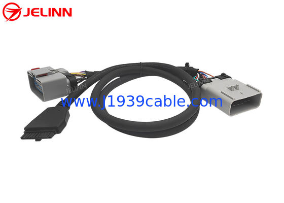 PT30 ELD-Gerätes Kabel 14Pin RP1226 Y Kabel für elektronische Logging-Geräte Schwerlastwagen in Nordamerika